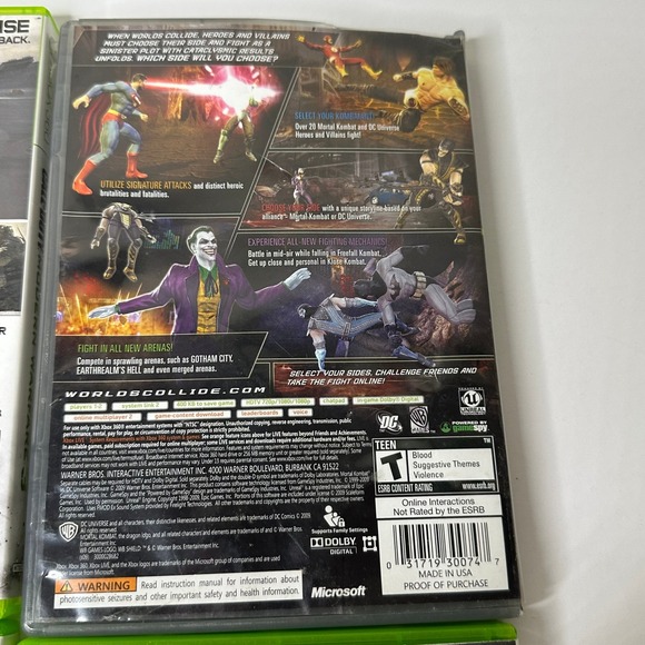 XBox 360 Lot of 4 Call of DutyMW3, Mortal Kombat.., Gears of War 3, Army of two - Picture 8 of 14